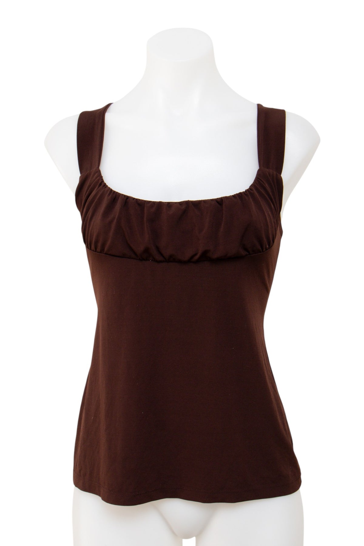 #048 Ann Taylor Top Brown | c. | Size 12/14