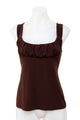 #048 Ann Taylor Top Brown | c. | Size 12/14