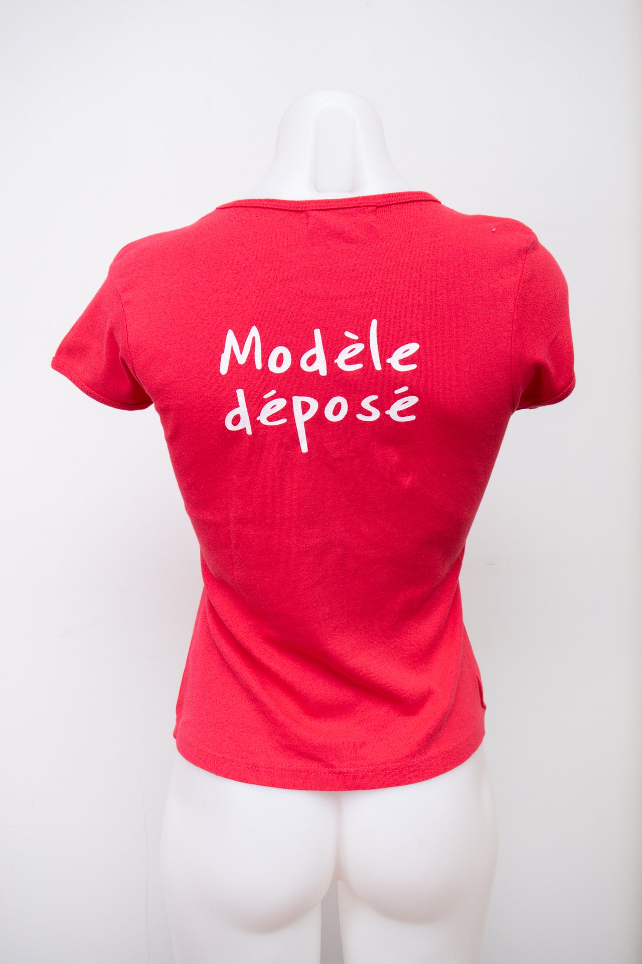 #77 Jennyfer T-shirt Red | c. 198 | Size 8