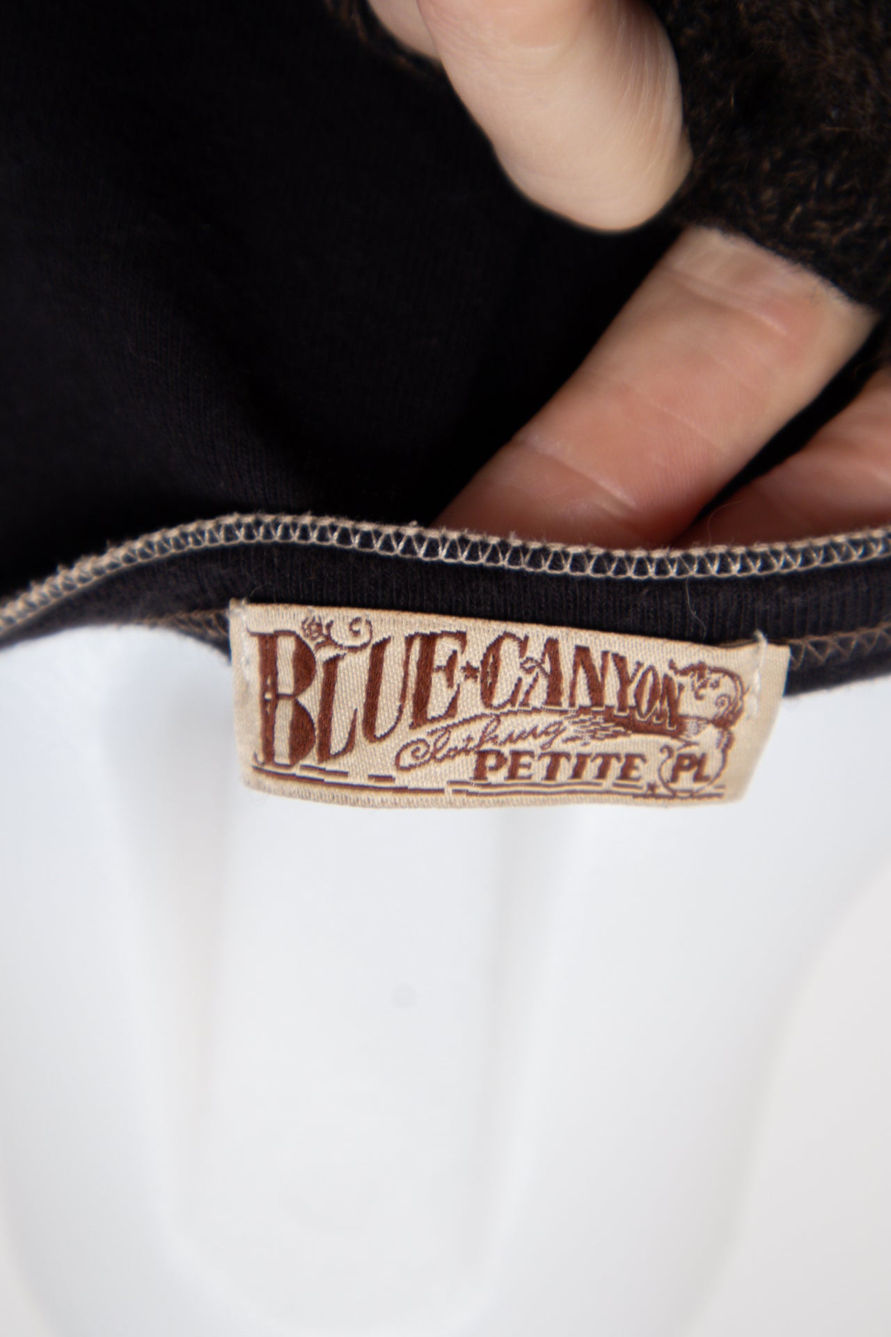 #077 Blue Canyon Petite T-shirt Brown | c. | Size 8