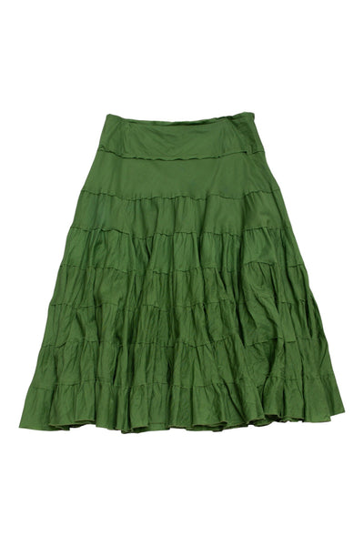 #175 Moa Moa Skirt Green | c. 197 | Size 8
