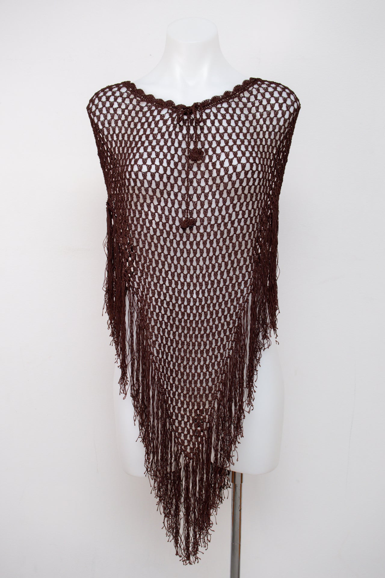 #064 Heart Star Moon Camisole Top Brown | c. 201 | Size