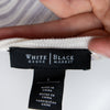 #58 White House Black Market T-shirt White | c. 192 | Size 8
