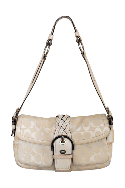 #195 Coach Soho bag Beige | c. 196 | Size