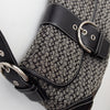 #169 Coach Shoulder Bag Black | c. 206 | Size