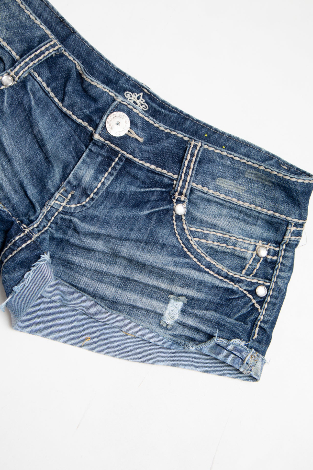 #077 Almost Famous Shorts Blue | c. 203 | Size 12