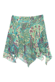 #116 Valleygirl Long Skirt Green | c. 213 | Size 10