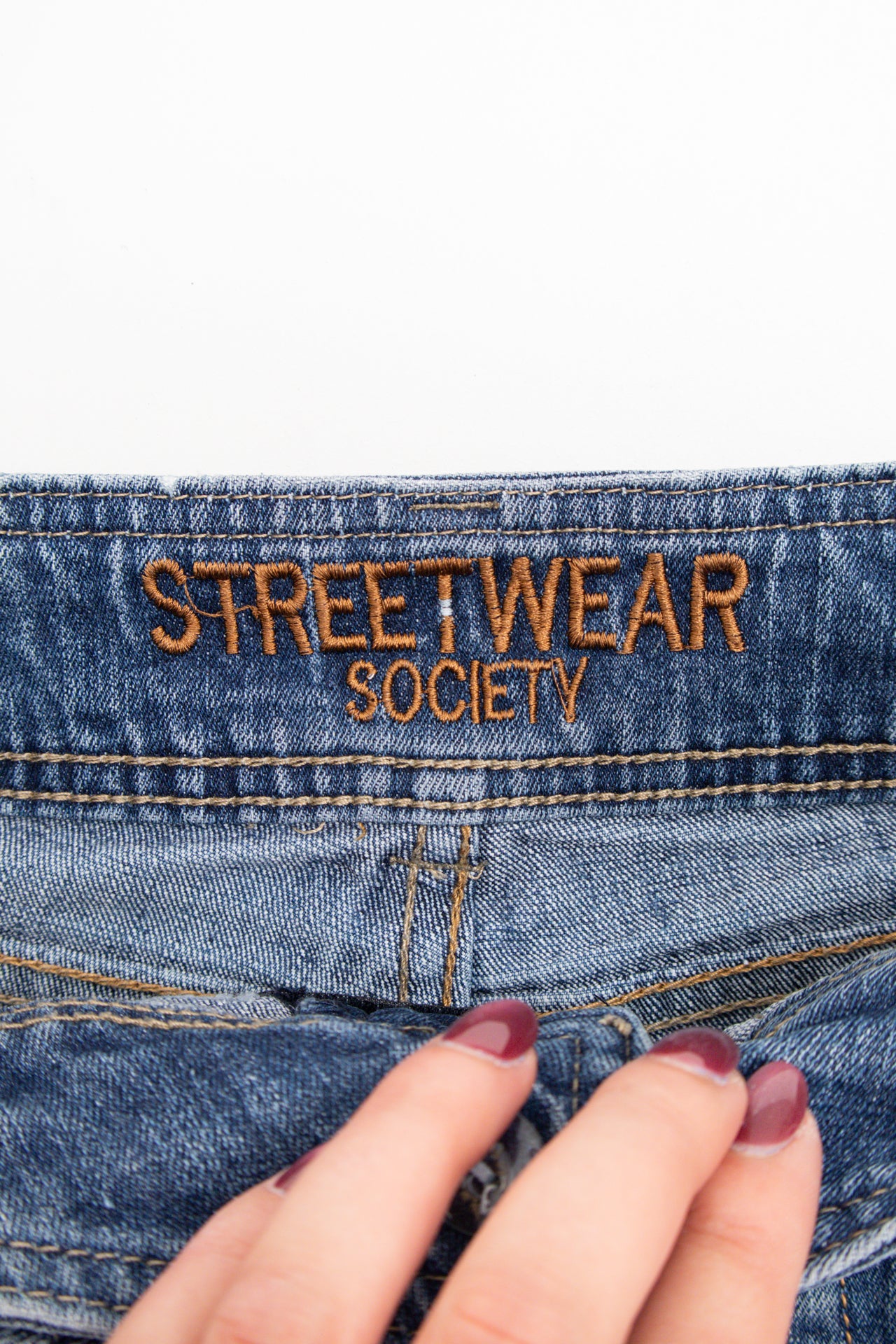 #084 Streetwear Society Booty Short Blue | c. 213 | Size 8