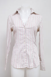 #052 Express Design Studio Long Sleeve White | c. 213 | Size 8