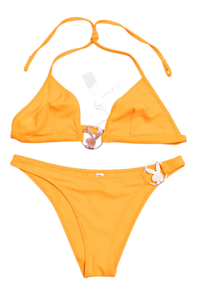 #097 Playboy Swim Bikini Orange | c. 202 | Size 8