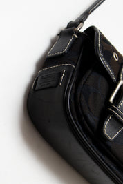 #172 Coach Shoulder Bag Black | c. 187 | Size