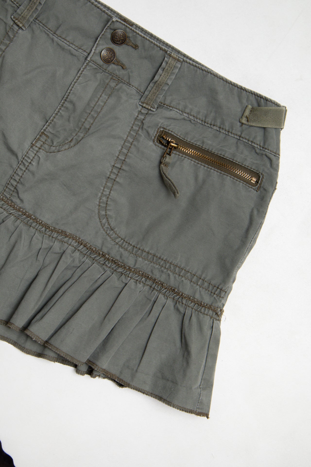 #124 Nobo No Boundaries Mini Skirt Gray | c. 197 | Size 8