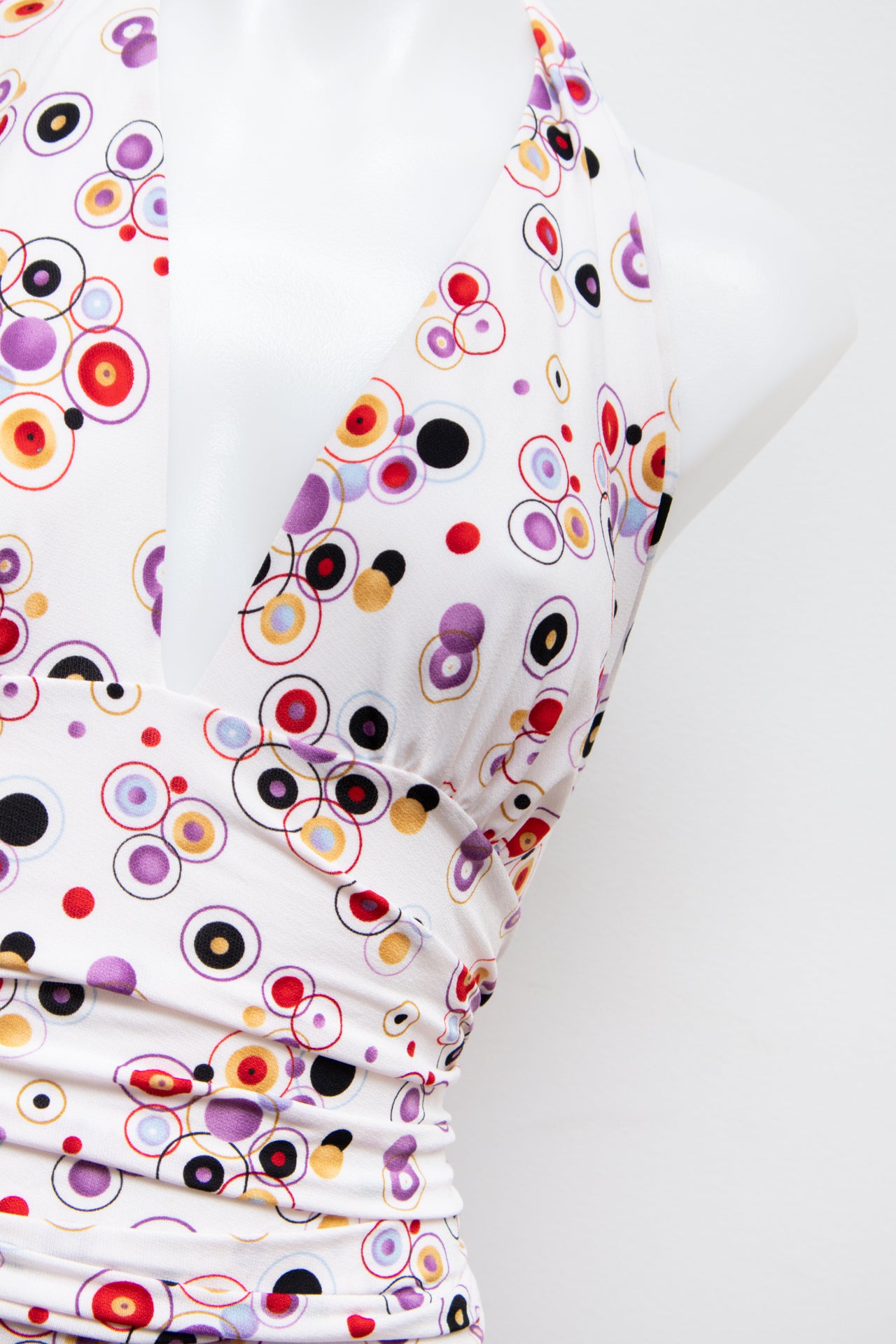 #130 Luly K Halter Top White | c. 192 | Size 8