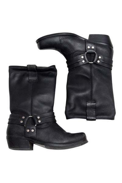 #180 Johnny Bulls None Black | c. 201 | Size 7