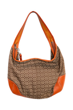 #208 Coach Shoulder Bag Brown | c. 194 | Size