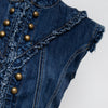#93 Star Jeans Denim Top Blue | c. 193 | Size 10