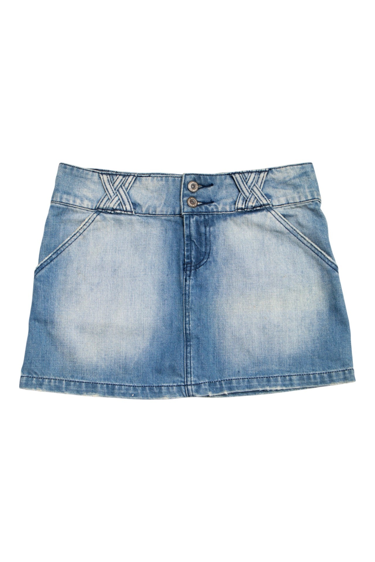 #155 Jeanswest Mini Skirt Blue | c. 203 | Size 8