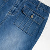 #166 Stephen Hardy Squeeze Skirt Blue | c. 189 | Size 10