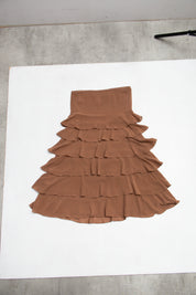 #120 Lollia Stensson Long Skirt Brown | c. 213 | Size 6