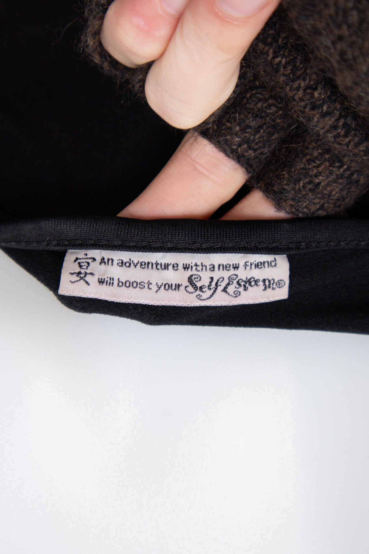 #054 Self Esteem Tank Top Black | c. 199 | Size 8