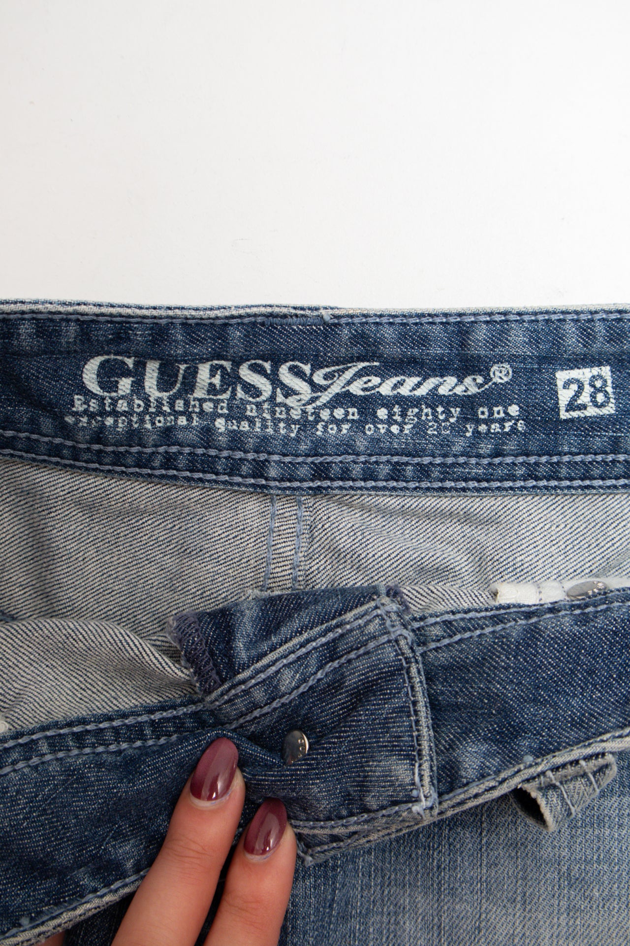 #069 Guess Booty Short Blue | c. 213 | Size 6
