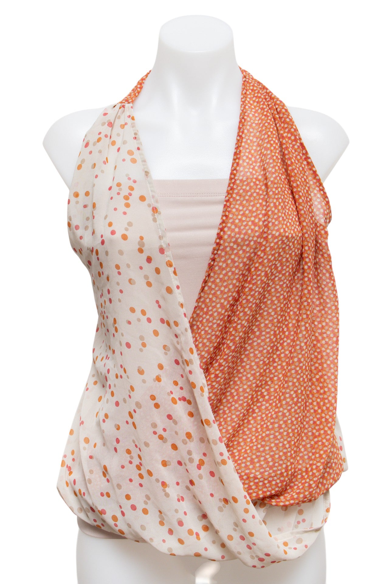 #49 Ironica Halter Top Orange | c. 186 | Size 8