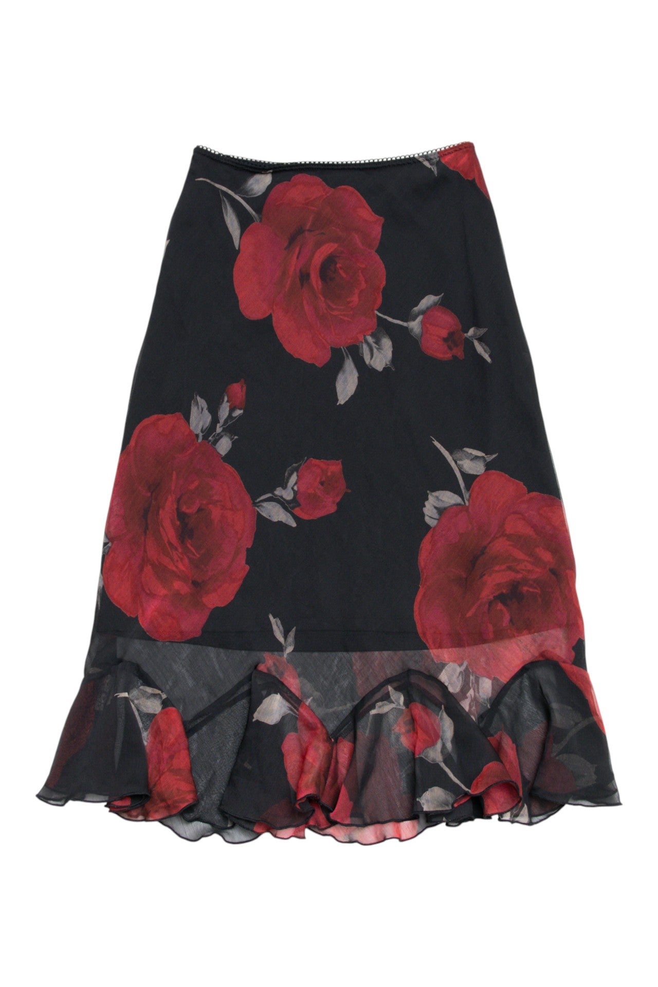 #107 Long Skirt Black | c. 213 | Size 4/6