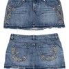 #078 X2 Mini Skirt Blue | c. 204 | Size 8