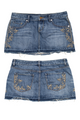 #078 X2 Mini Skirt Blue | c. 204 | Size 8