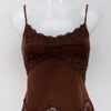 #20 W.diary Cami Top Brown | c. 195 | Size 8/10