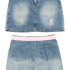 #168 Molly B Mini Skirt Blue | c. 209 | Size 8