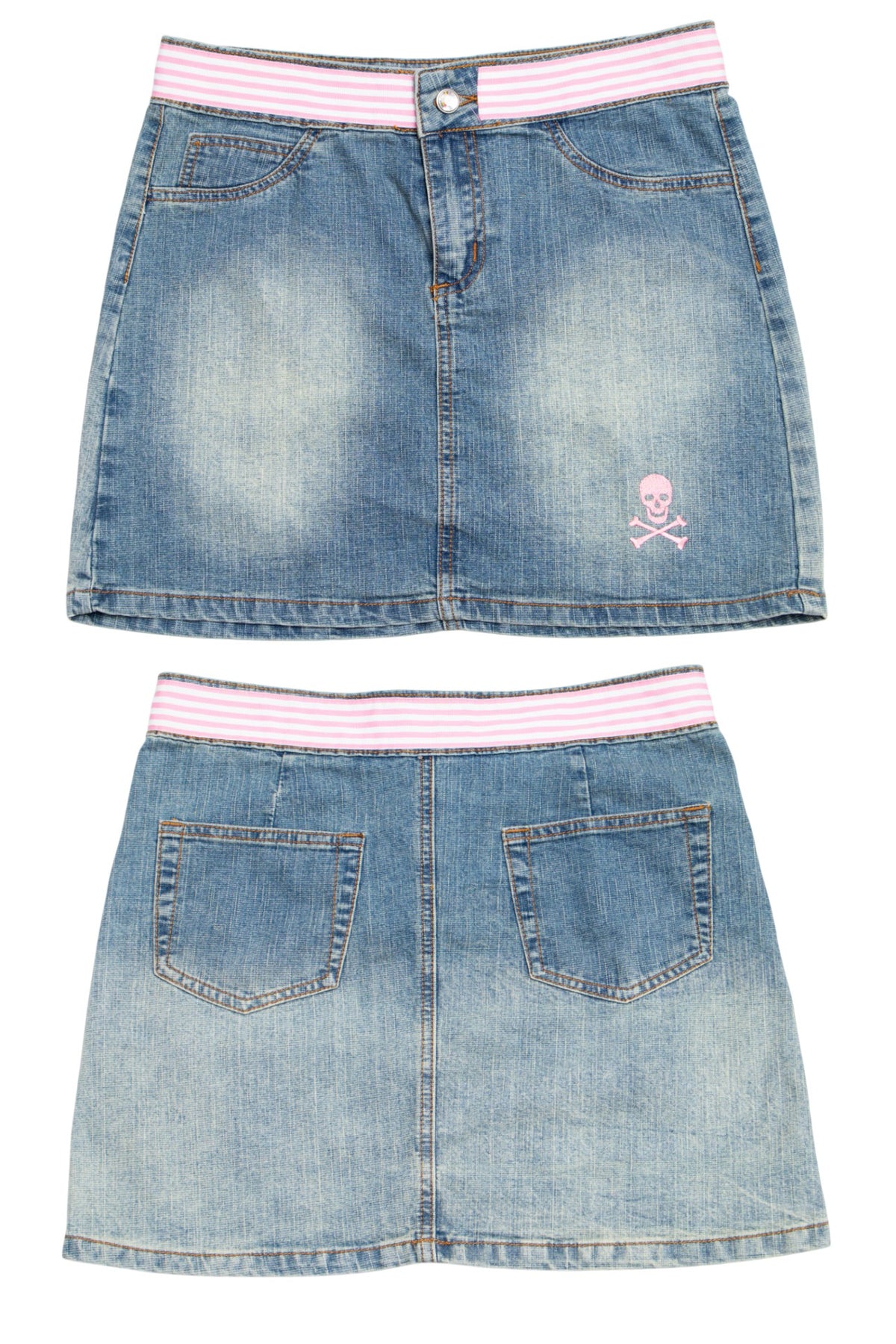 #168 Molly B Mini Skirt Blue | c. 209 | Size 8