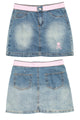 #168 Molly B Mini Skirt Blue | c. 209 | Size 8