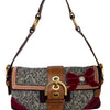 #186 Coach Wool Flat Soho Bag Brown | c. 196 | Size