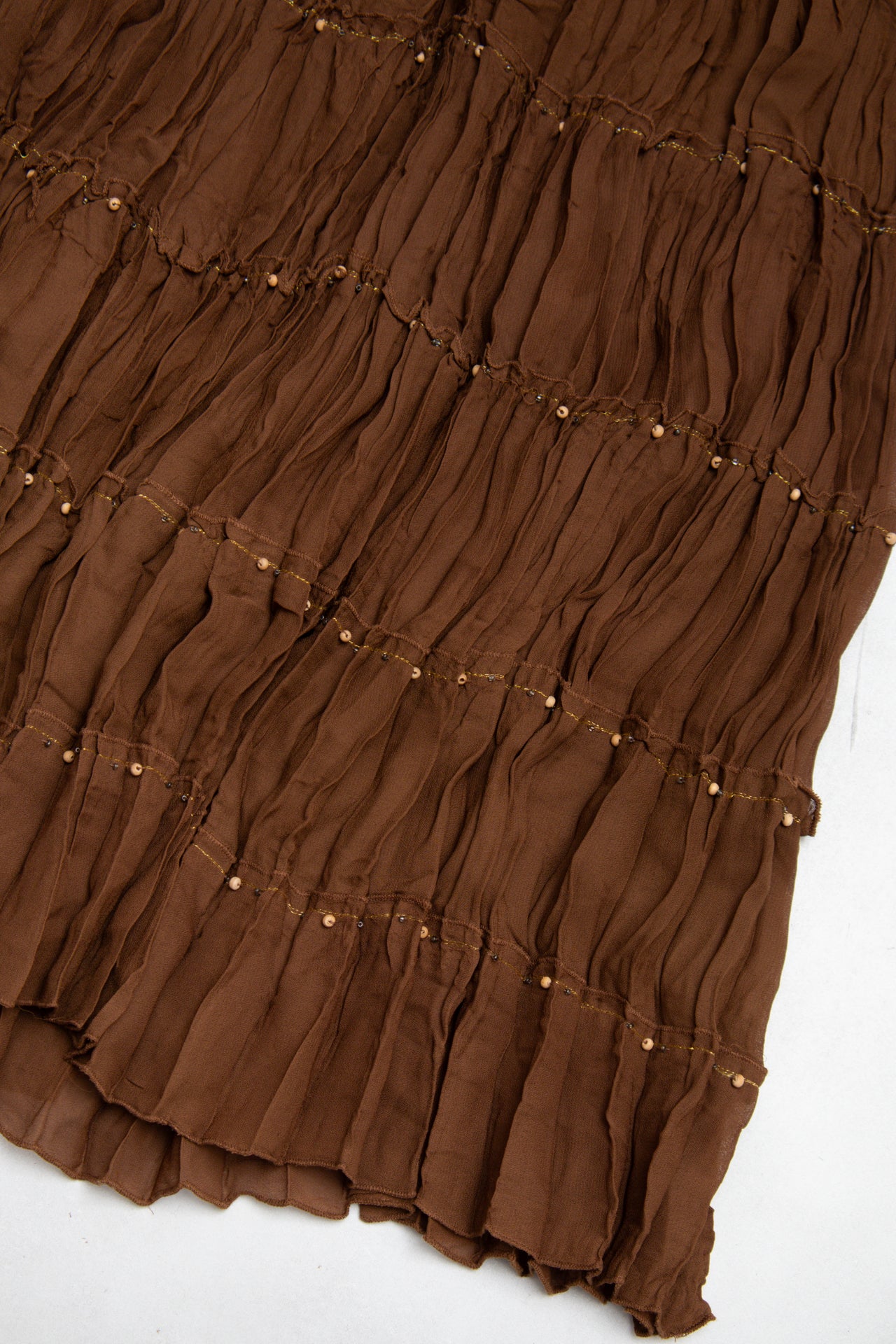 #112 Allison Taylor Skirt Brown | c. 193 | Size 10