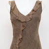 #057 Allison Taylor Cami Top Brown | c. 202 | Size 12