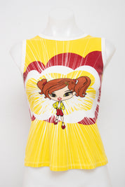 #087 Zara Trf T-shirt Yellow | c. 208 | Size 10/12