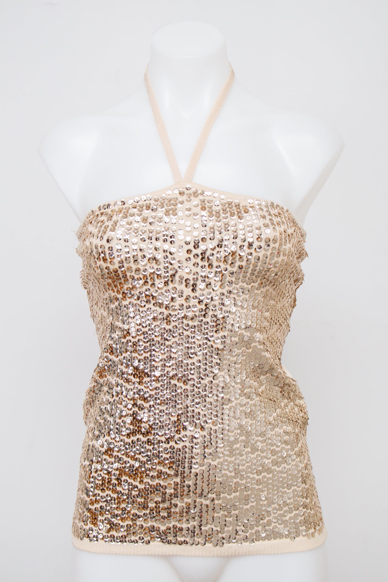 #089 Halter Beige | c. 210 | Size 8