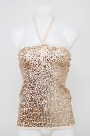 #089 Halter Beige | c. 210 | Size 8