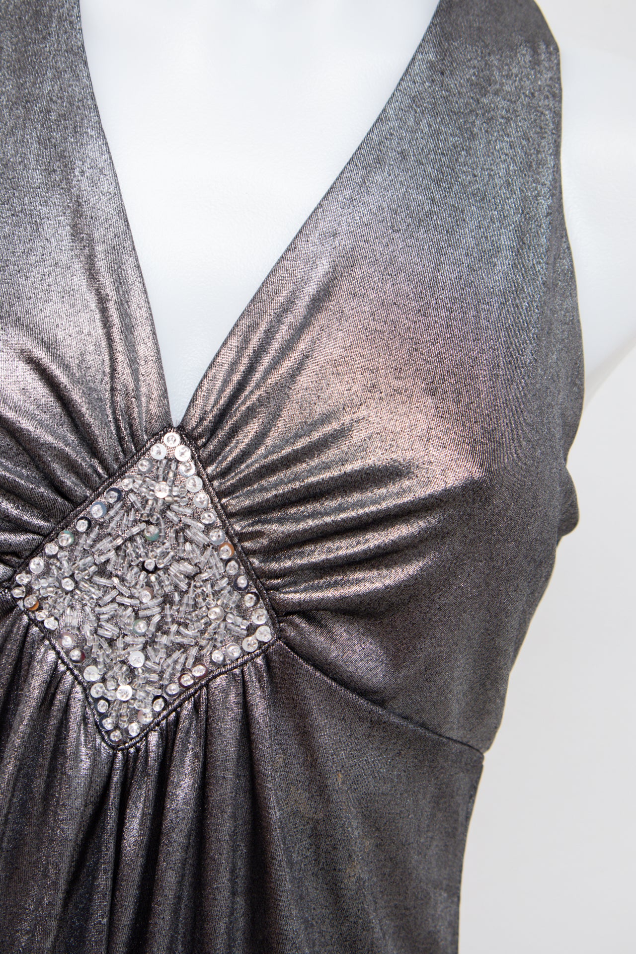 #61 In'c International Concepts Halter Top Gray | c. 197 | Size 10