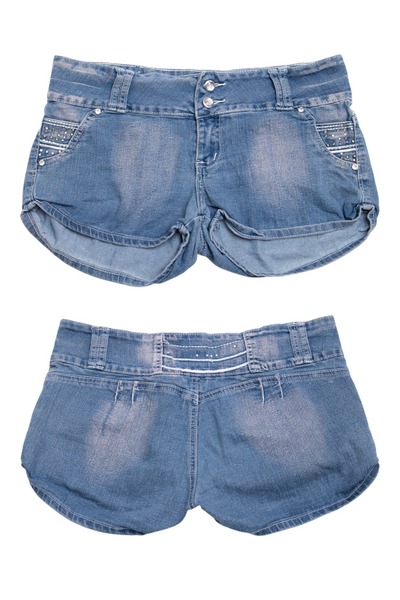 #096 5ive Shorts Blue | c. 201 | Size 12/14