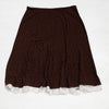 #151 B. Moss Skirt Brown | c. 197 | Size 10