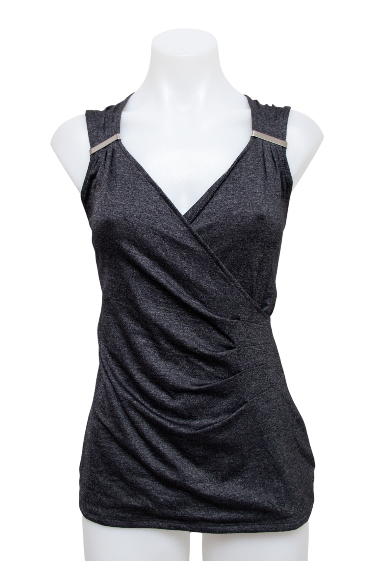 #040 White House Black Market Camisole Top Gray | c. 203 | Size 8