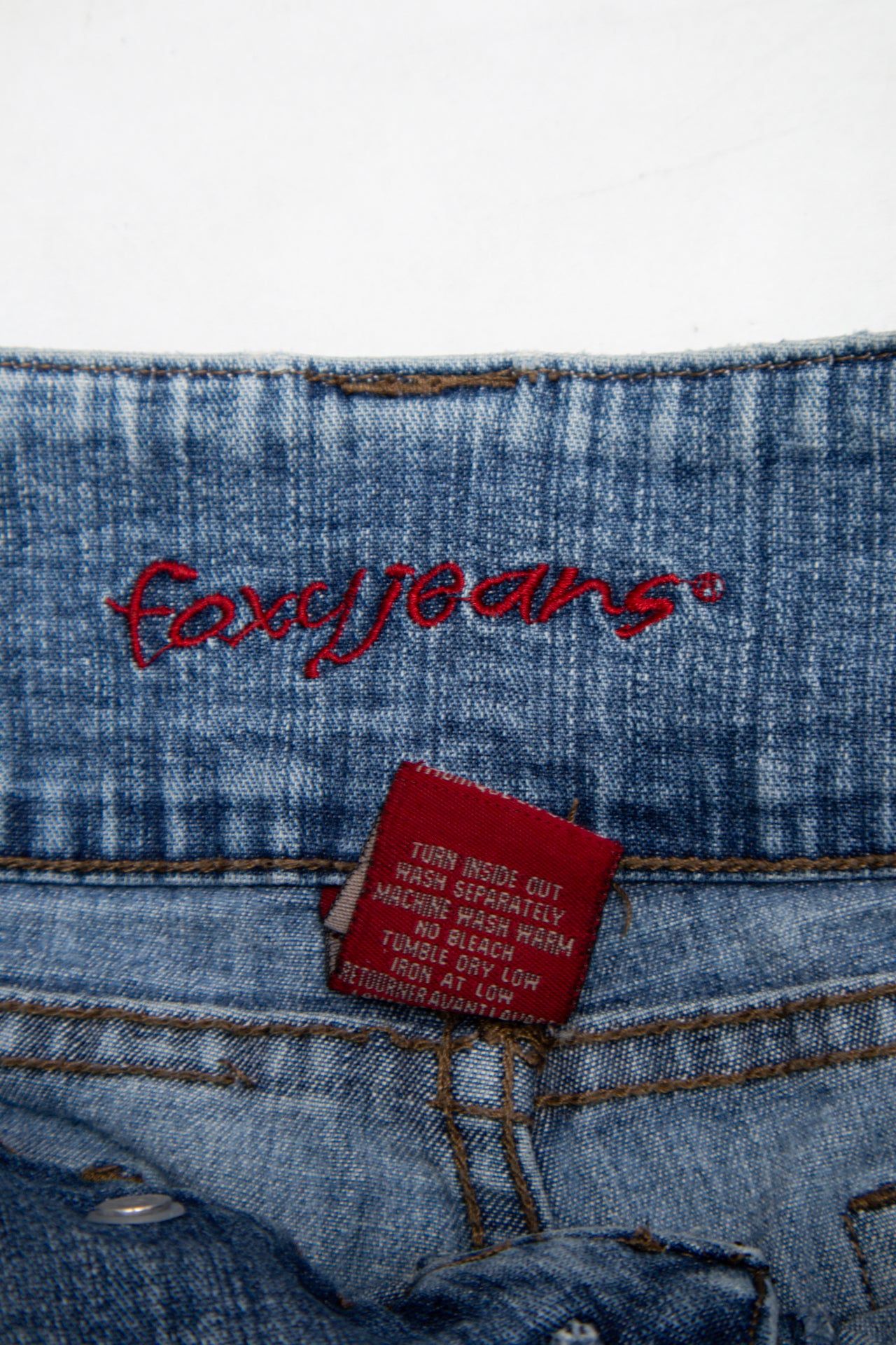 #008 Foxy Jeans Jeans Blue | c. 206 | Size 8