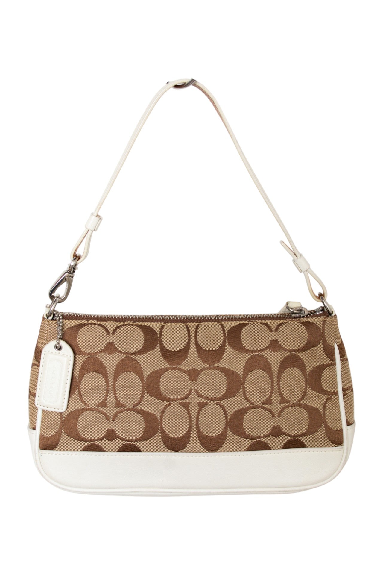 #161 Coach Shoulder Bag Beige | c. 183 | Size