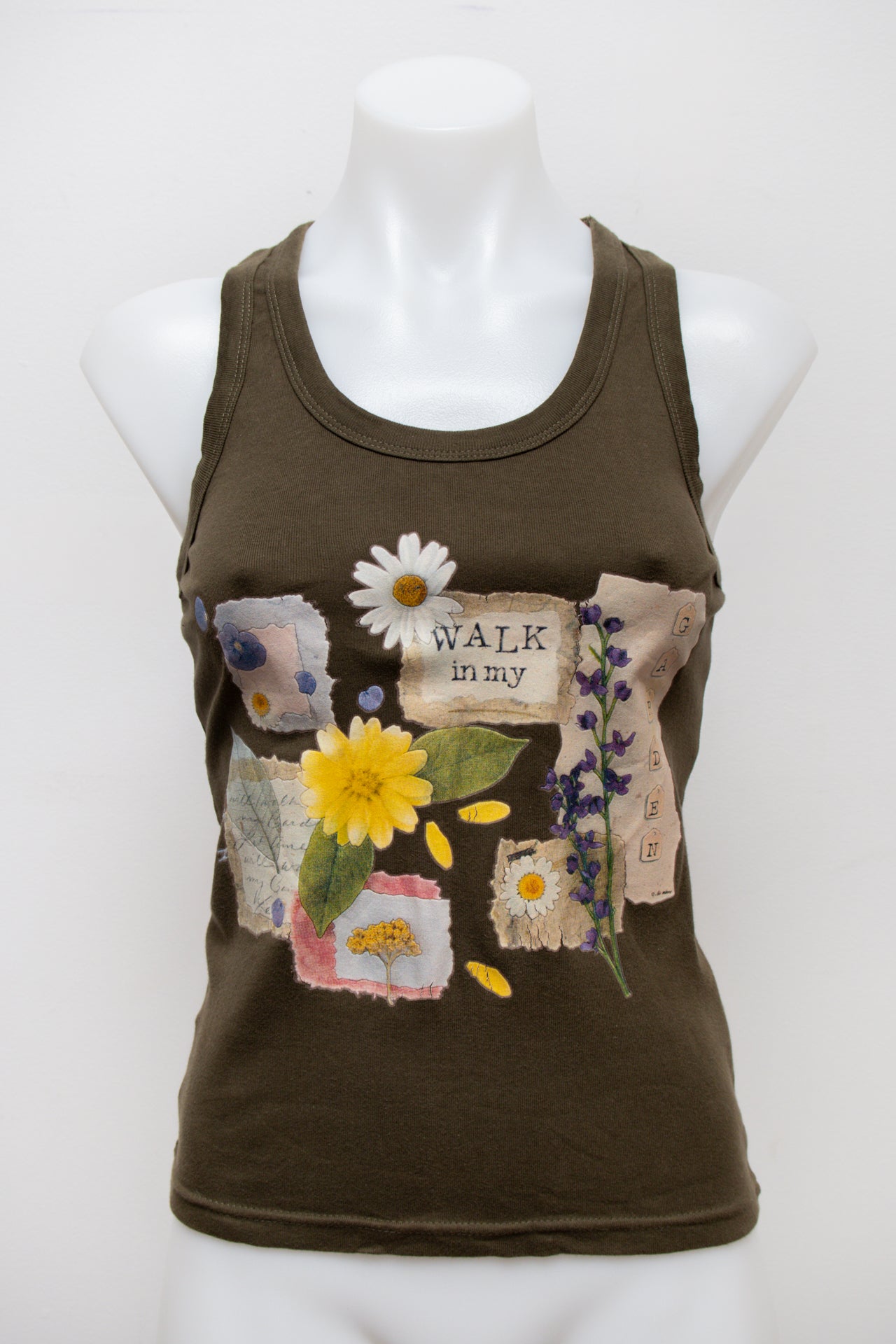 #24 Xperma By X-ringu Homme Tank Top Brown | c. 191 | Size 10