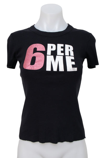 #097 United Colors Of Benetton T-shirt Black | c. 199 | Size 8