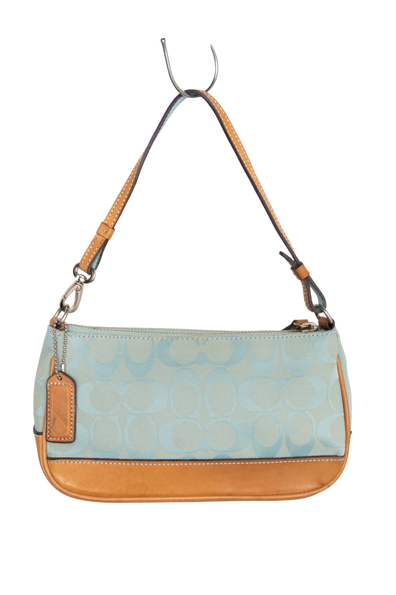 #165 Coach Shoulder Bag Blue | c. 187 | Size