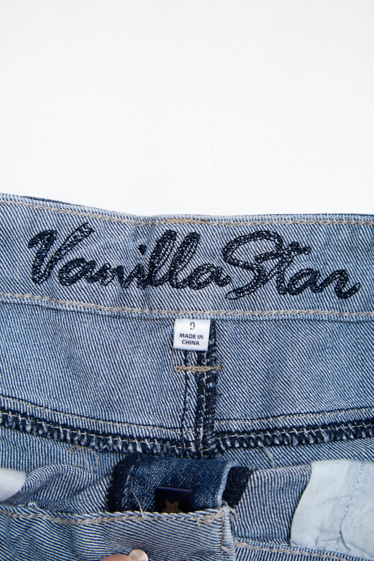 #186 Vanilla Star Shorts Blue | c. 199 | Size 8/10
