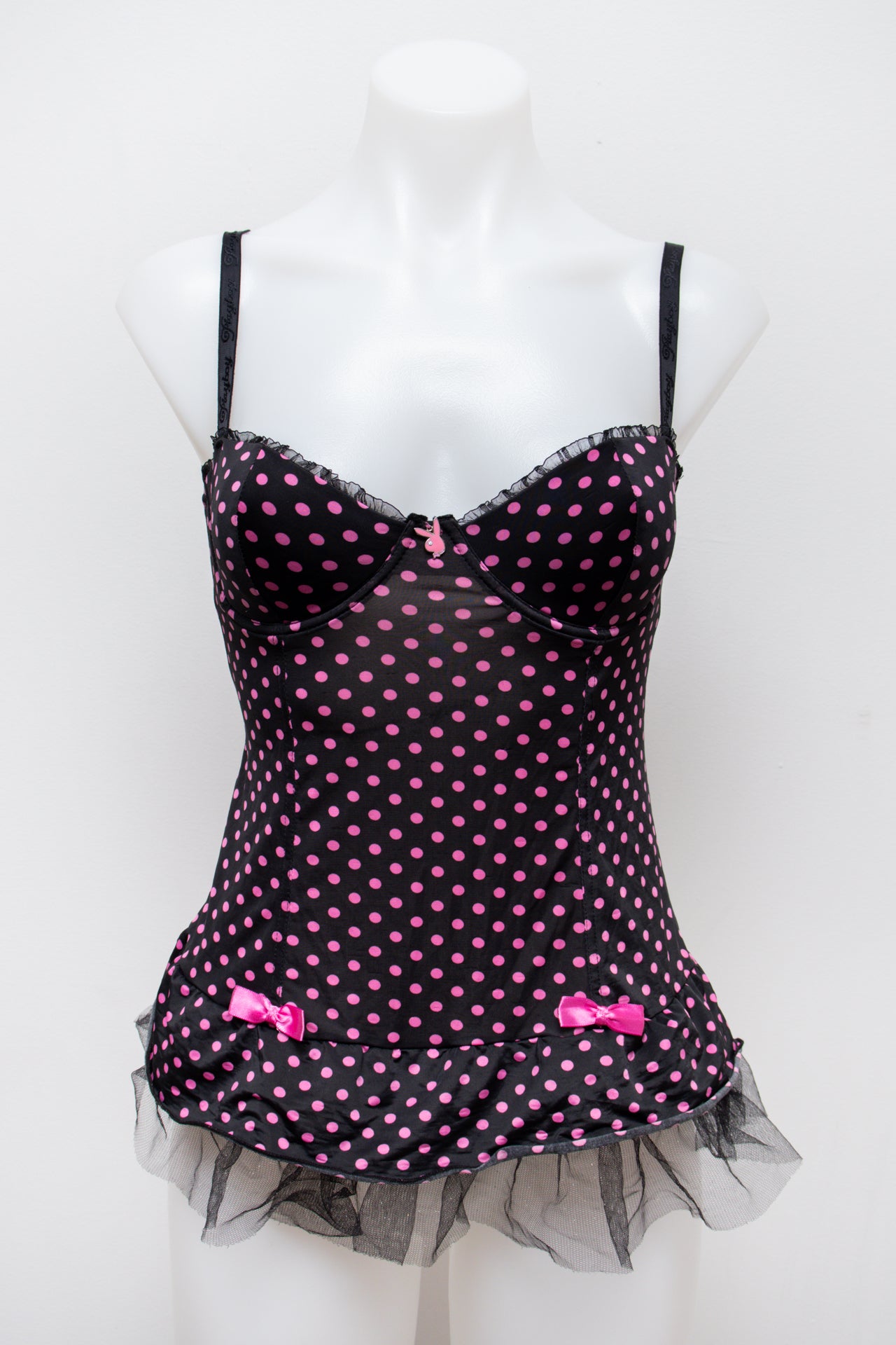 #11 Playboy Intimates Camisole Top Black | c. 193 | Size 12D/10